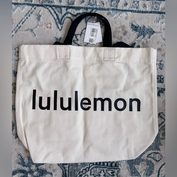Lululemon Double-Handle Canvas Tote - Picture 6 of 9